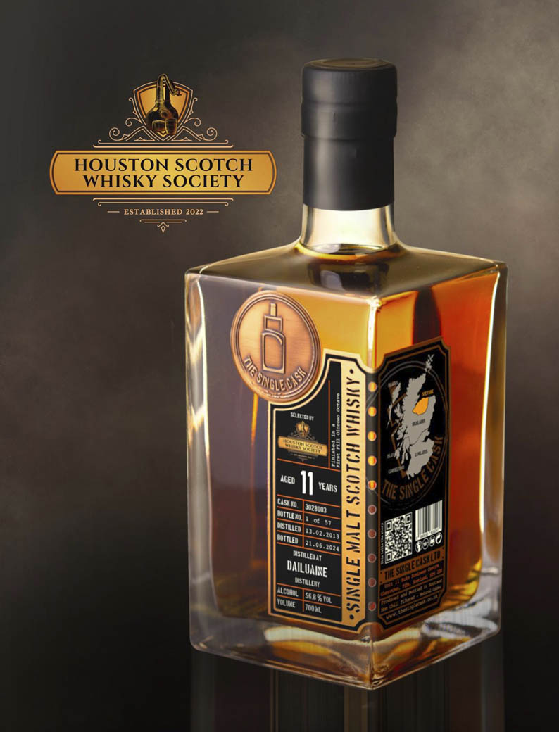 ダリューイン 11年 2013 TSC ヒューストン・スコッチウイスキー協会向け