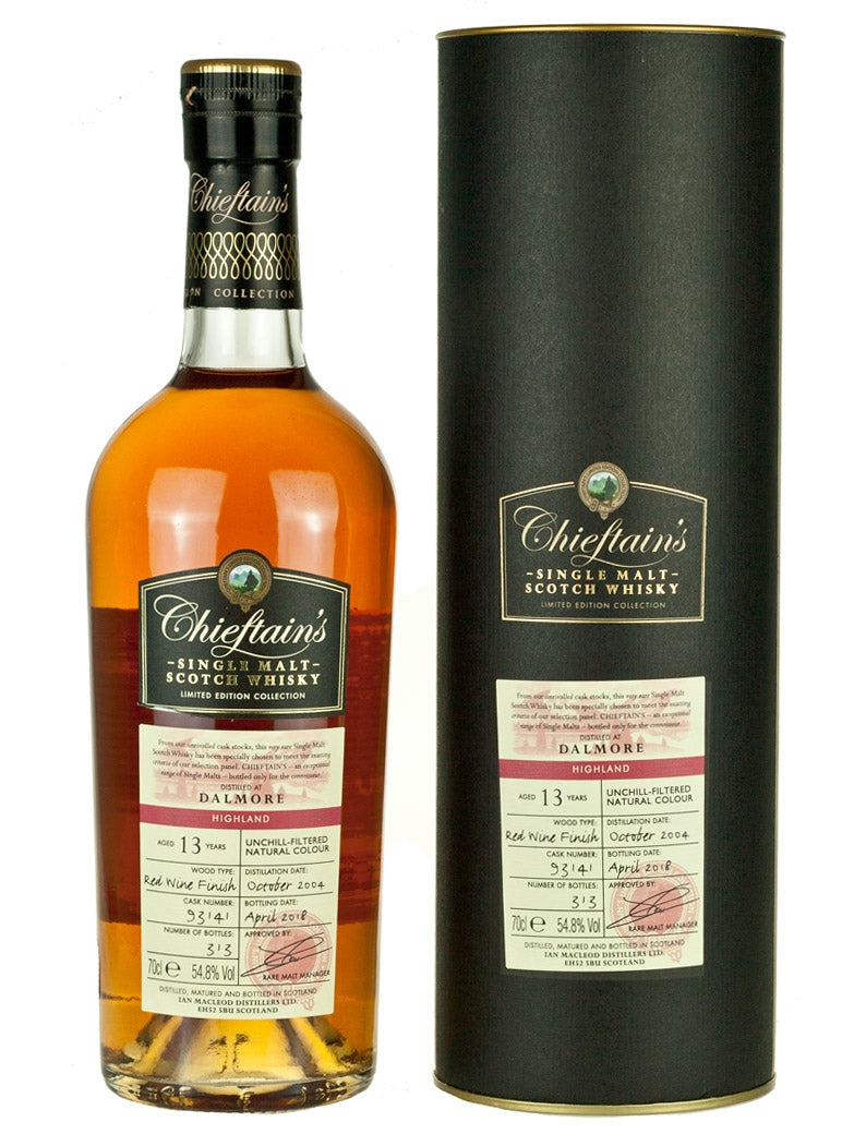 ダルモア 13年 2004 チーフタンズ