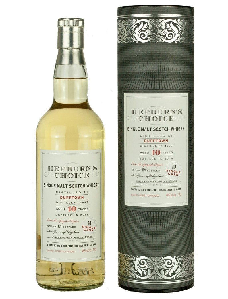 ダフタウン 10年 2007 ヘップバーンズ・チョイス