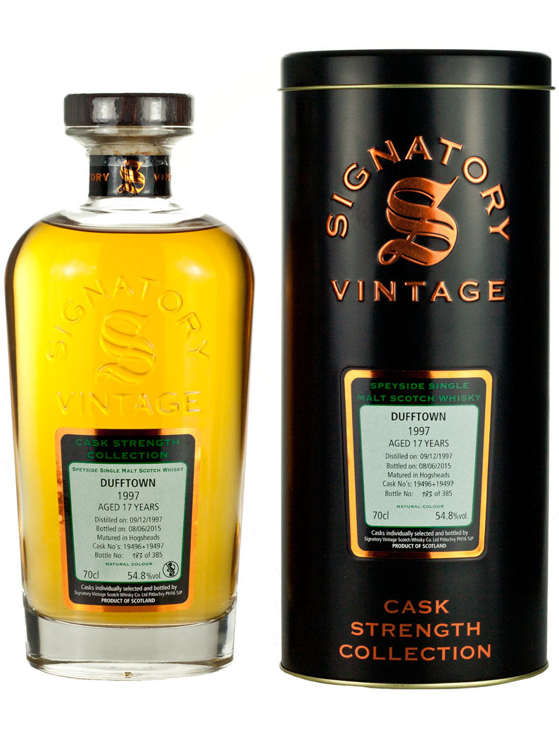 ダフタウン 17年 1997 シグナトリー