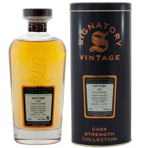 ダフタウン 16年 1997 シグナトリー