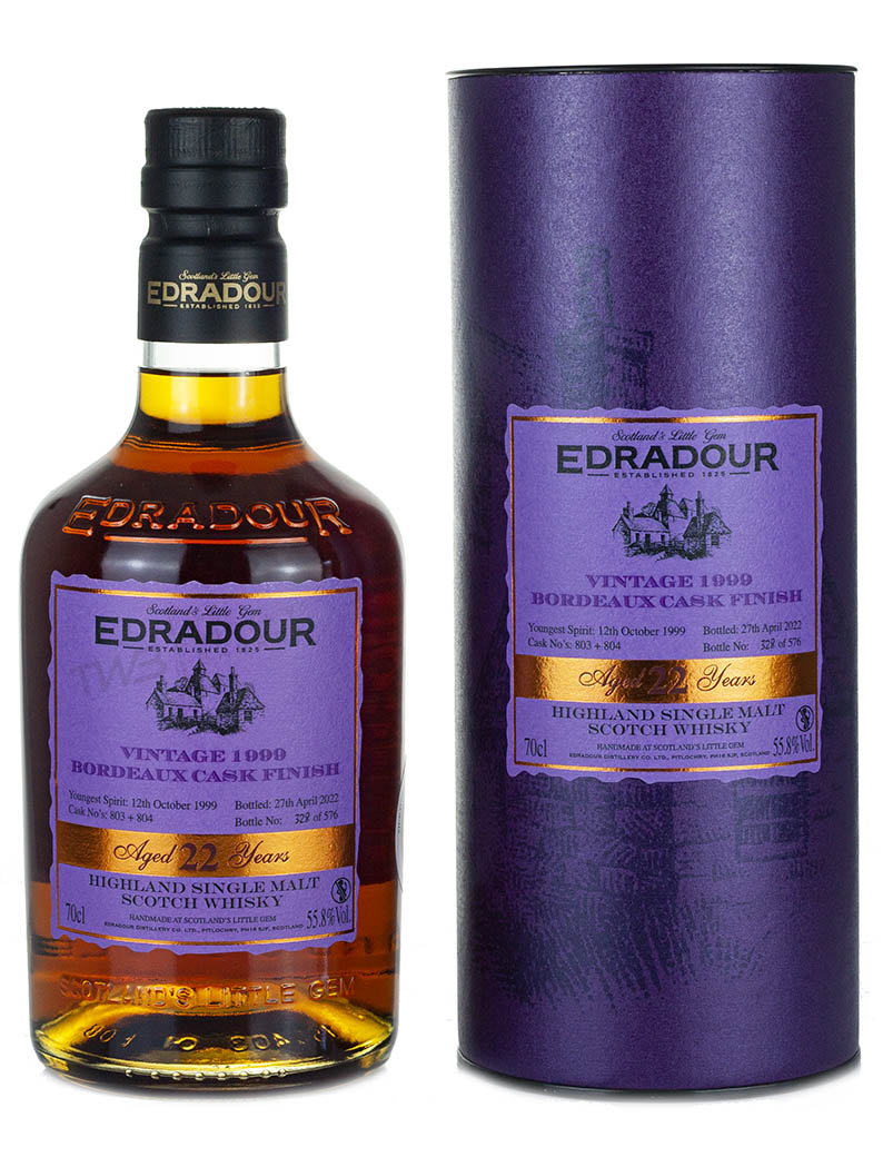 Edradour 22 Year Old 1999 Bordeaux Finish (2022)