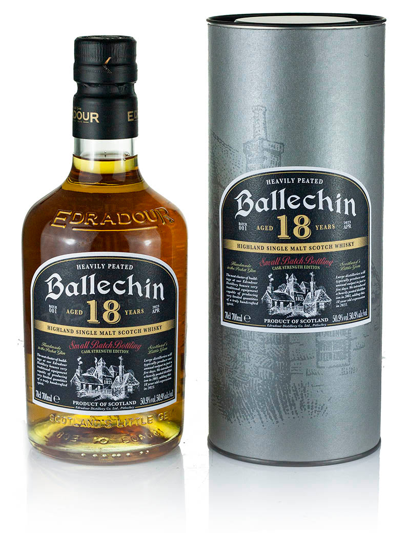 エドラダワー バレッヒン 18年 カスクストレングス バッチ#1 (2023)