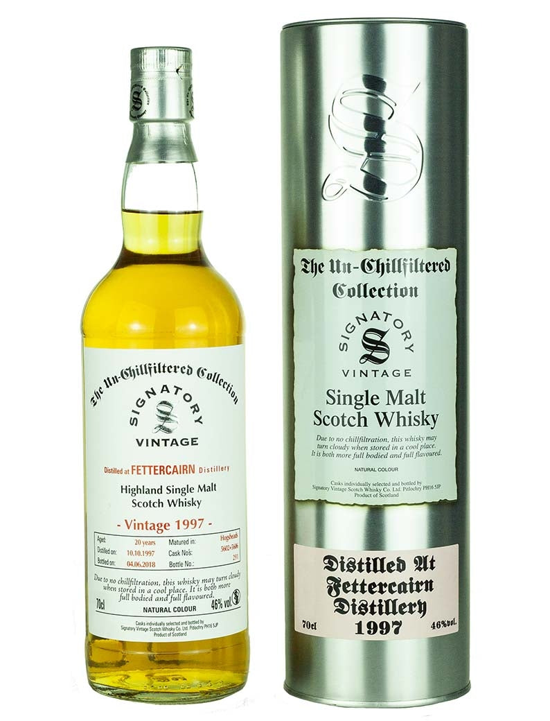 フェッターケアン 20年 1997 シグナトリー ノンチルフィルタード