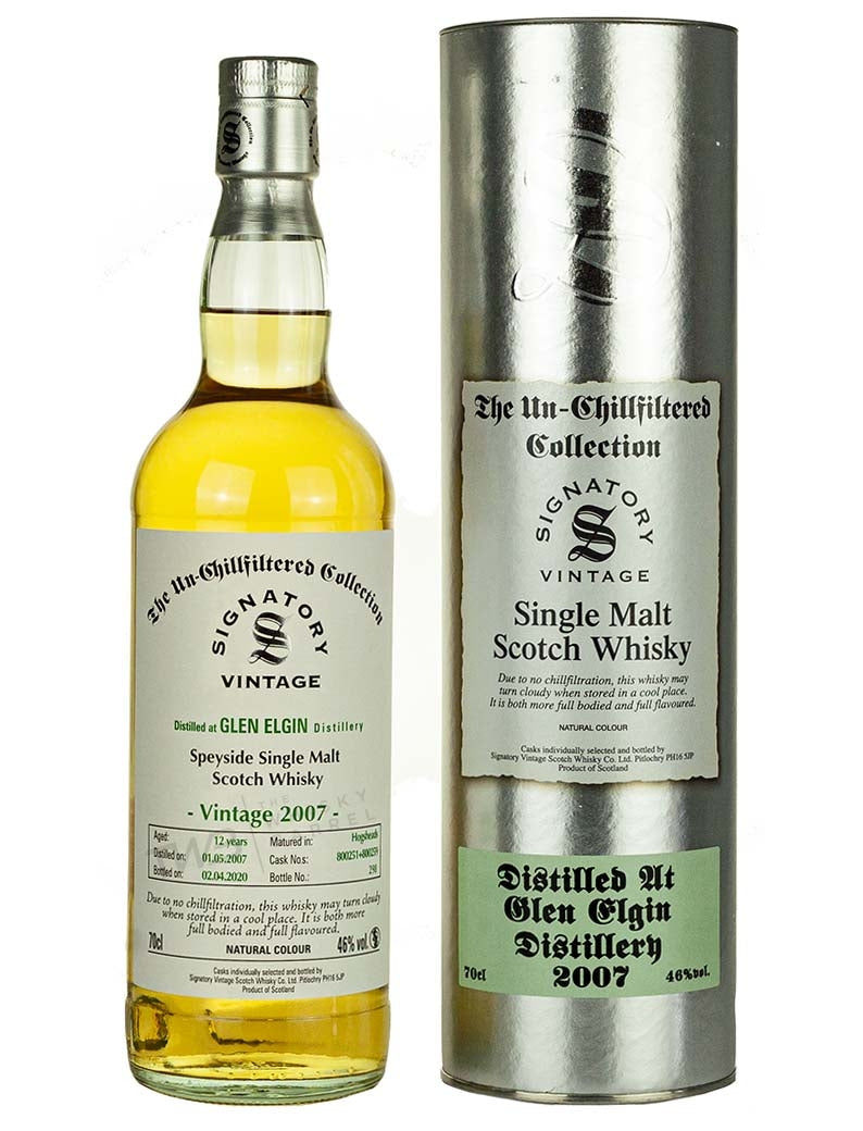 グレンエルギン 12年 2007 シグナトリー ノンチルフィルタード