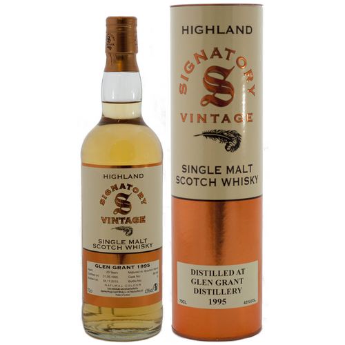 グレン・グラント 20年 1995 シグナトリー