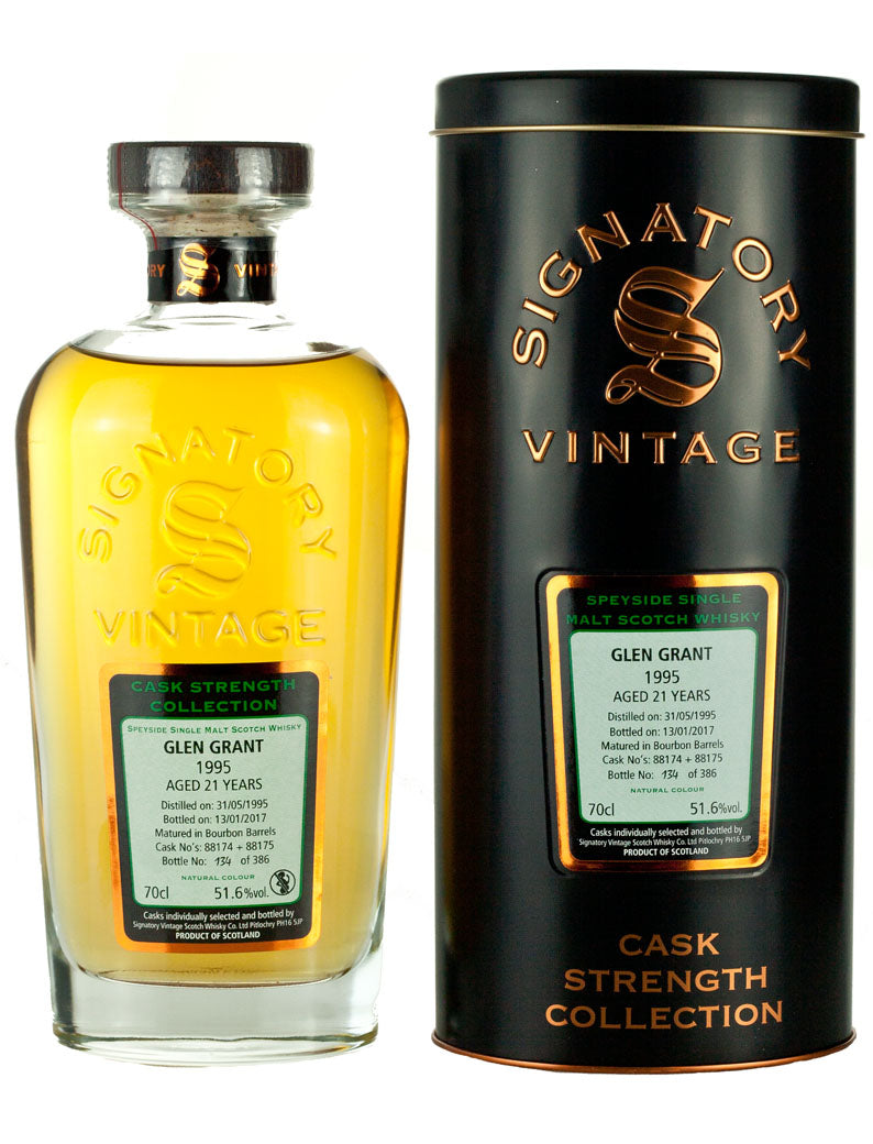 グレン・グラント 21年 1995 シグナトリー カスクストレングス
