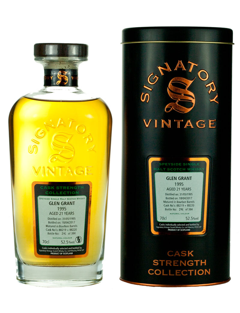 グレン・グラント 21年 1995 シグナトリー カスクストレングス