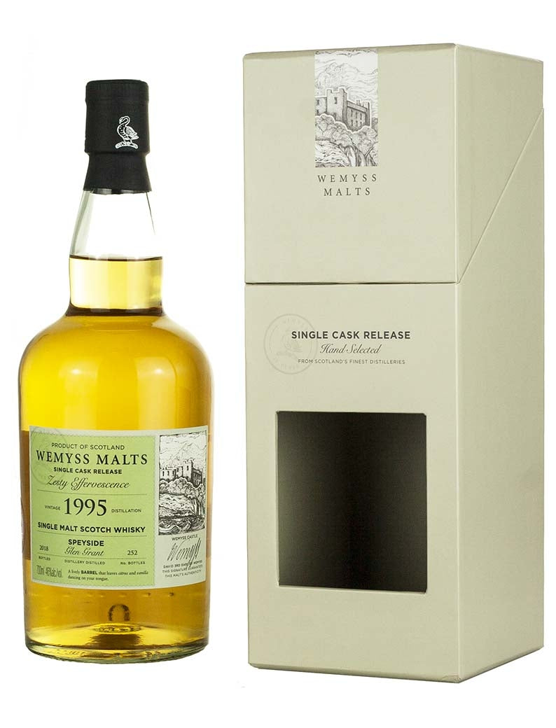 グレン・グラント 22年 1995 ゼスティ・エファヴェッセンス ウェミス