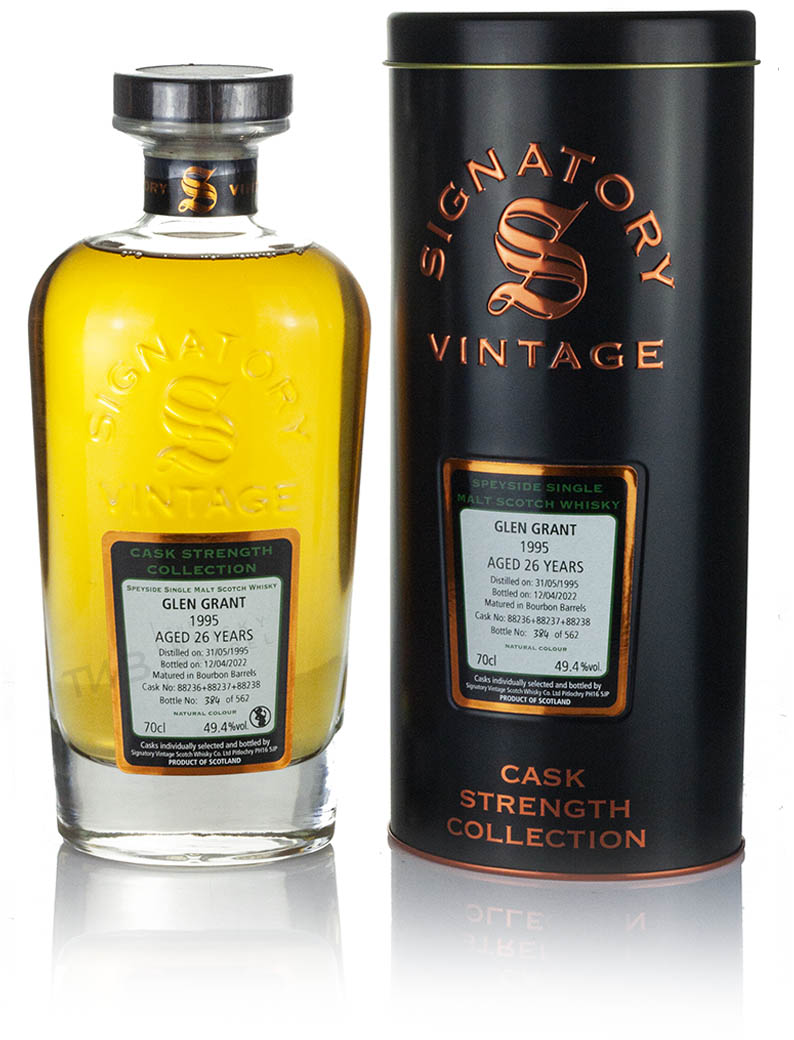 Glen Grant 26 Year Old 1995 Signatory Cask Strength