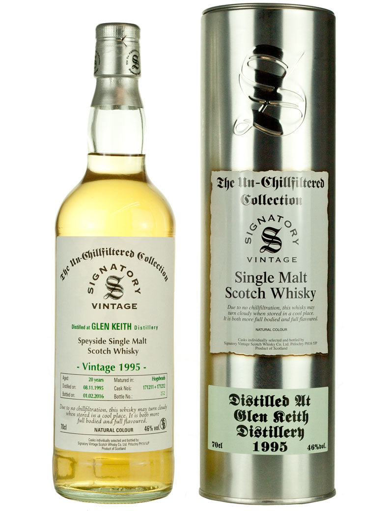 グレンキース 20年 1995 アンチルフィルタード