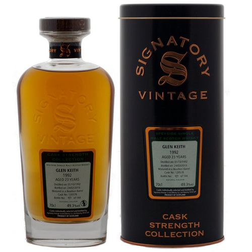 グレンキース 23年 1992 シグナトリー