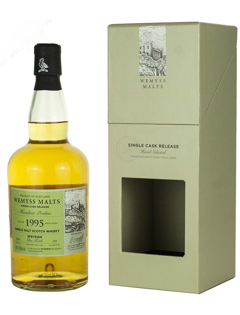 グレンキース 23年 1995 ヘーゼルナッツプラリネ ウェムス