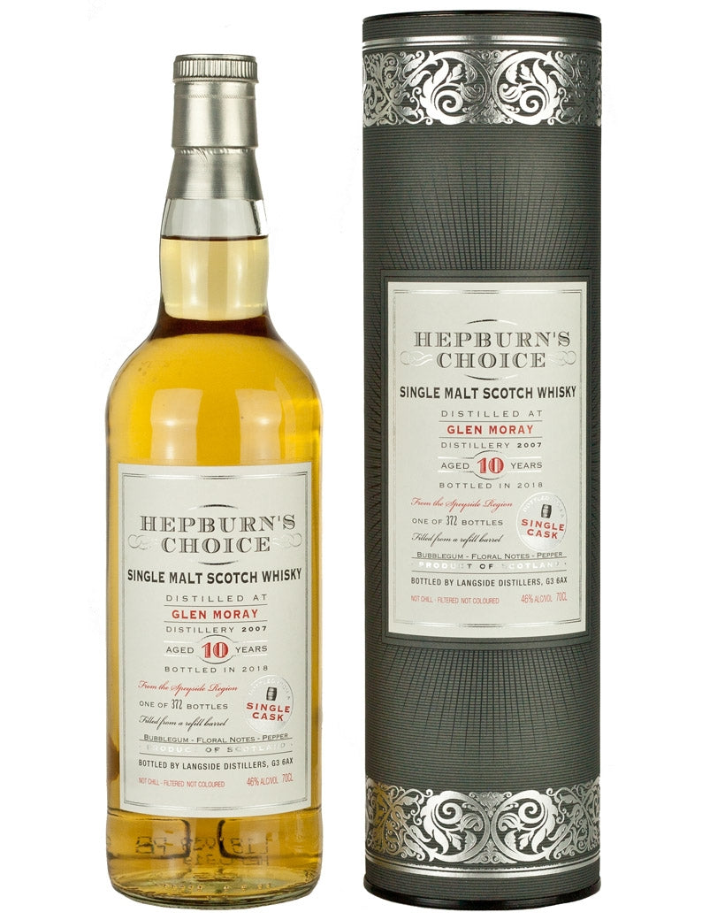 グレンモーレイ 10年 2007 ヘpburn's Choice