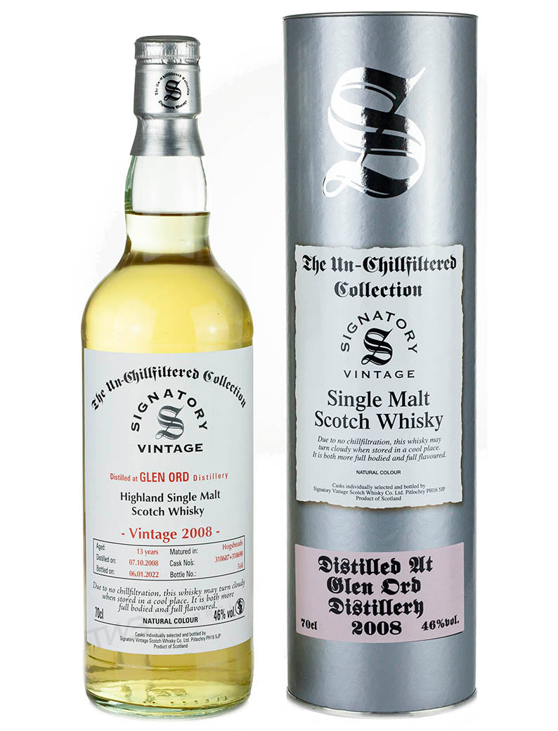 Glen Ord 13 Year Old 2008 Signatory Un-Chillfiltered