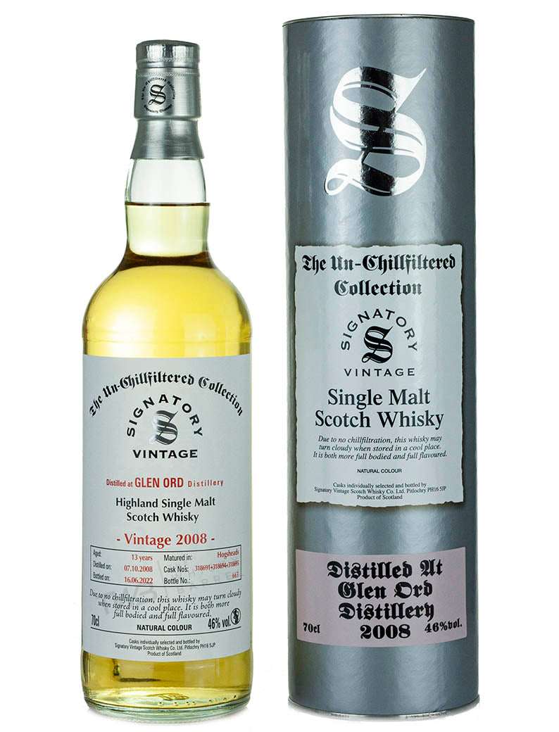 Glen Ord 13 Year Old 2008 Signatory Un-Chillfiltered
