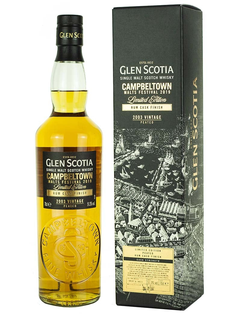 グレンスコシア 2003 ピーテッド ラムフィニッシュ キャンベルタウンモルツフェスティバル 2019