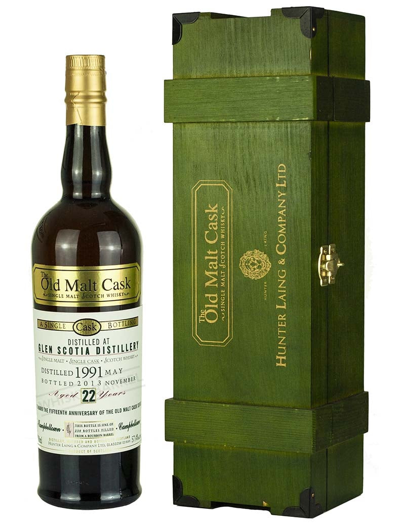 Glen Scotia 22 Year Old 1991 Old Malt Cask 15th Anniversary