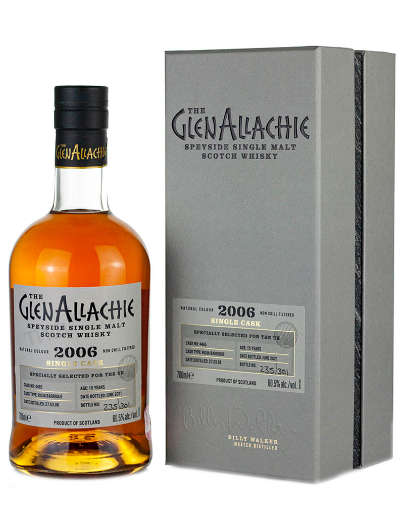 Glenallachie 15 Year Old 2006 UK Single Cask (2021)