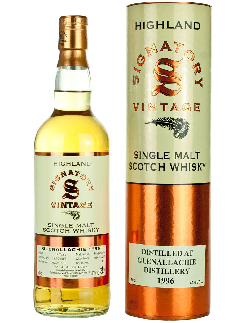 グレンアラヒー 19年 1996 シグナトリー