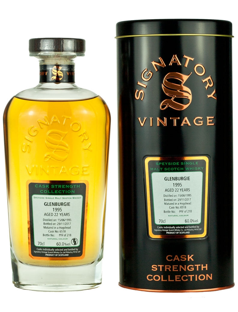 グレンバーギー 22年 1995 シグナトリー カスクストレングス