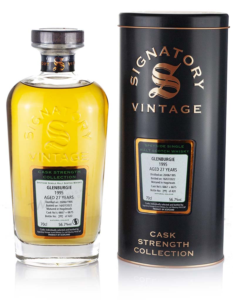 Glenburgie 27 Year Old 1995 Signatory Cask Strength