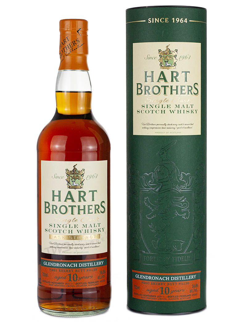Glendronach 10 Year Old 2011 Hart Brothers Cask Strength 56.8%