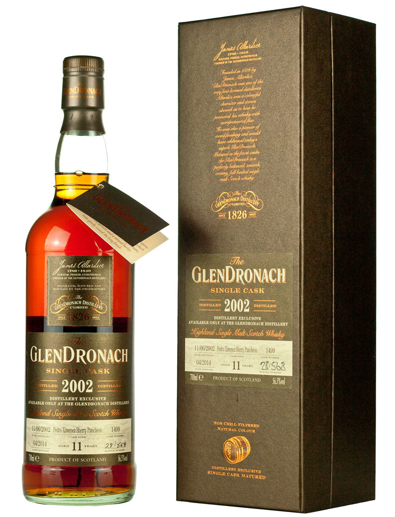 グレンドロナック 11年 2002 カスク #1499