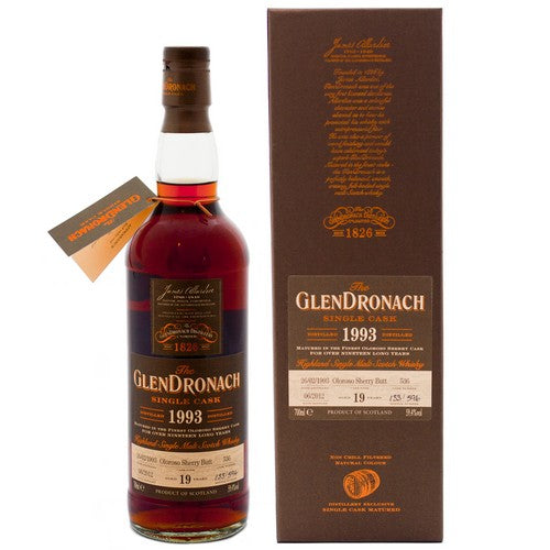グレンドロナック 19年 バッチ6 カスク #536