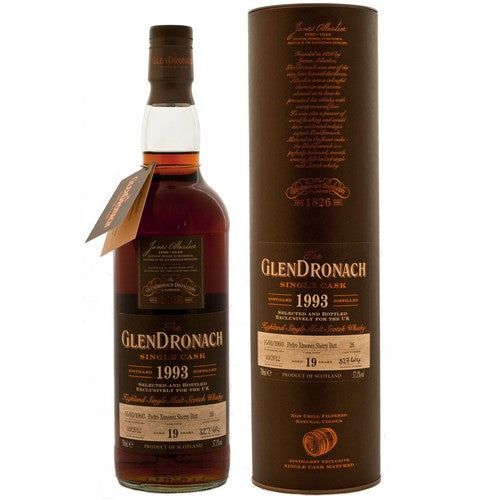 グレンドロナック 19年 1993 カスク #26