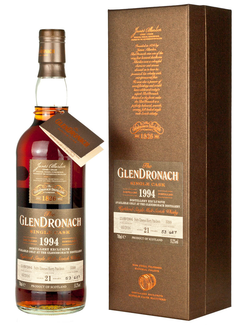 グレンドロナック 21年 1994年蒸留所限定