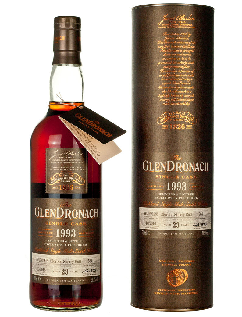 グレンドロナック 23年 1993 英国限定