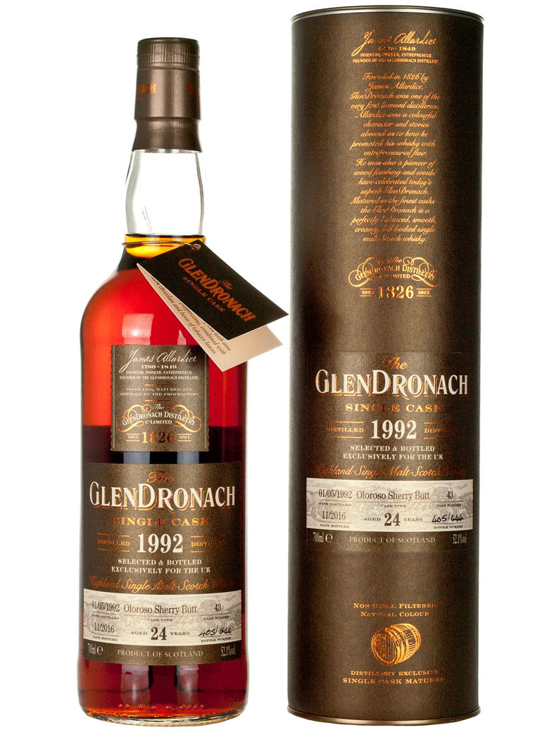 グレンドロナック 24年 1992年 英国限定