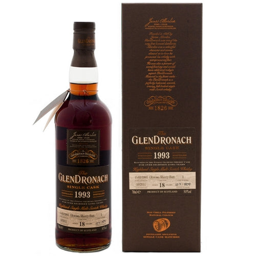 Glendronach 18 Year Old 1993 Cask #1