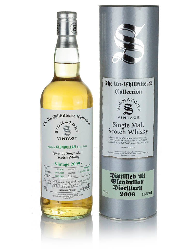 Glendullan 12 Year Old 2009 Signatory Un-Chillfiltered
