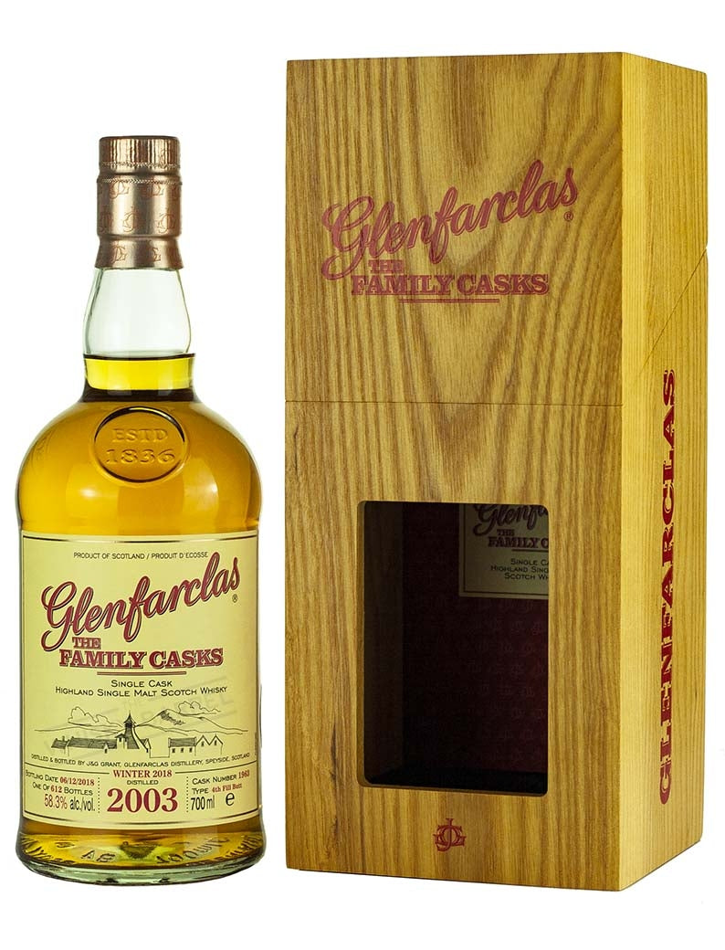 グレンファークラス 15年 2003 ファミリーカスク リリース W18