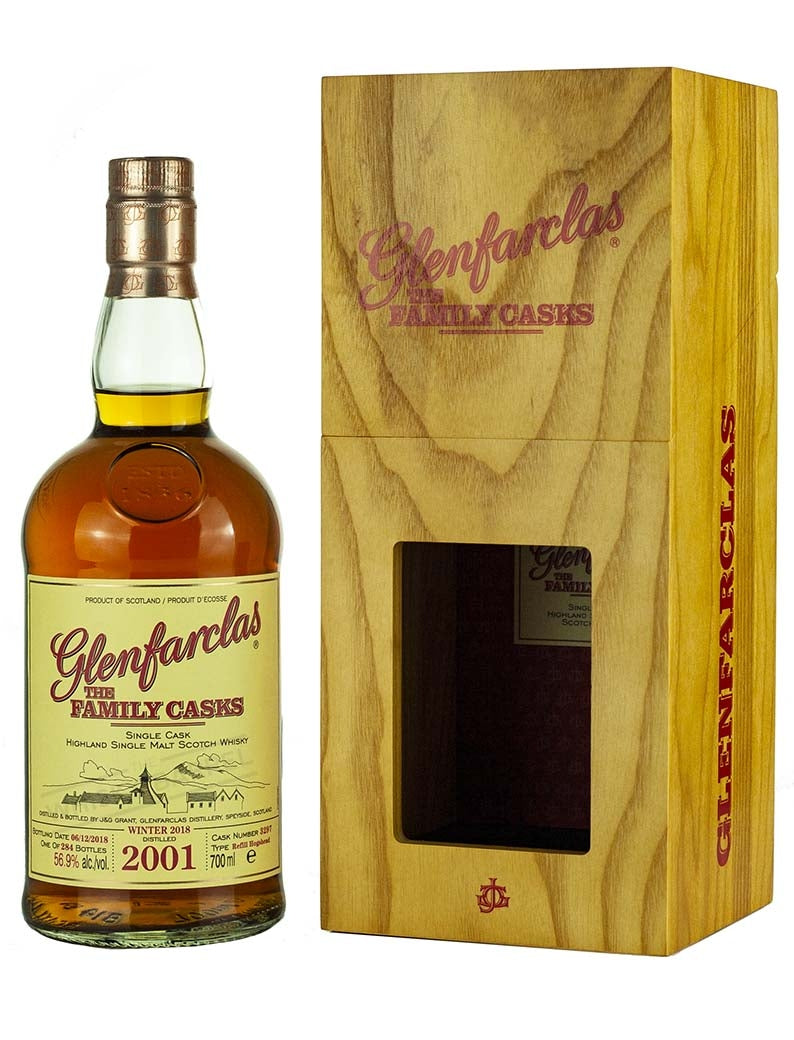 グレンファークラス 17年 2001 ファミリーカスク リリース W18