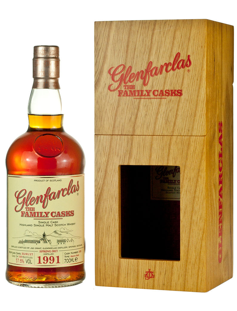 グレンファークラス 1991 ファミリーカスク リリース SP17