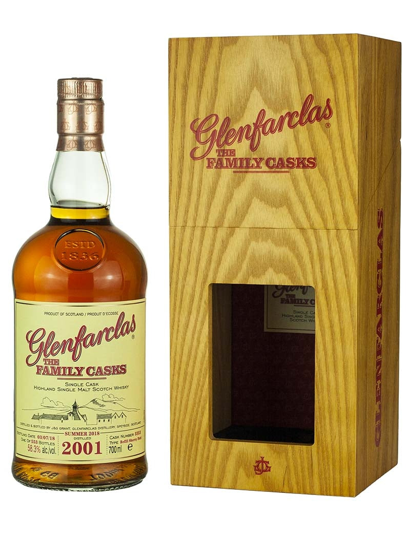 グレンファークラス 16年 2001 ファミリーカスク S18