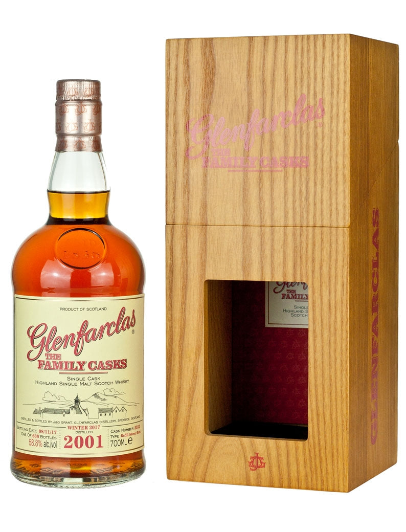 グレンファークラス 16年 2001 ファミリーカスク リリース W17