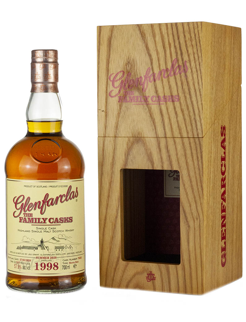 グレンファークラス 21年 1998 ファミリーカスク S20