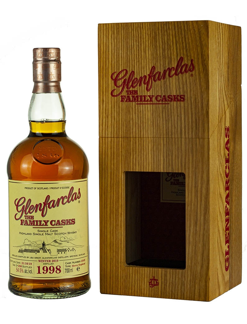 グレンファークラス 21年 1998 ファミリーカスク リリース W19