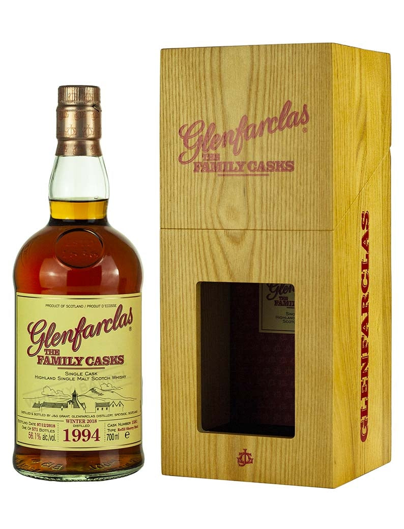 グレンファークラス 1994年 ファミリーカスク 24年熟成 W18