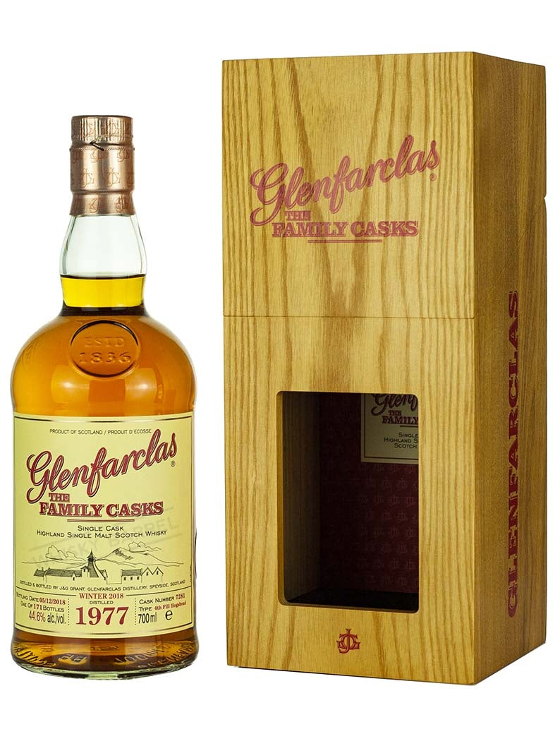 グレンファークラス 40年 1977 ファミリーカスク リリース W18