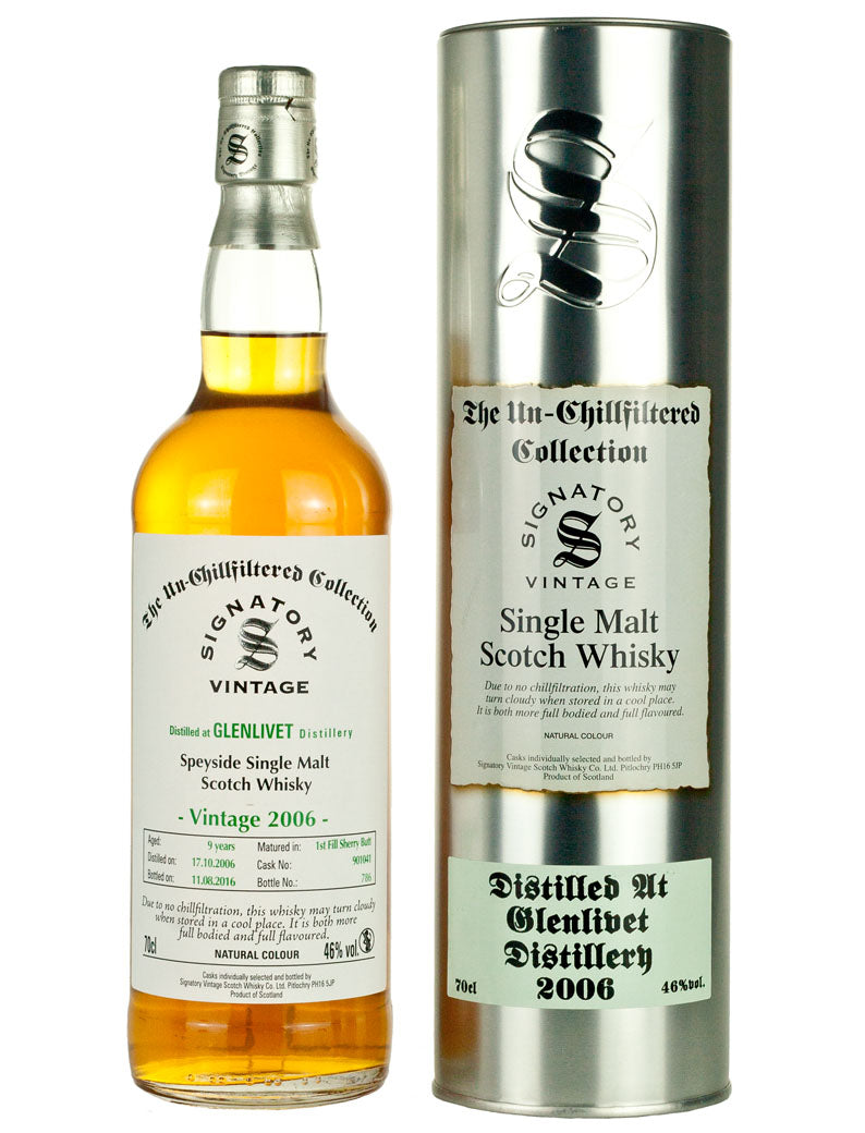 グレンリベット 9年 2006 アンチルフィルタード