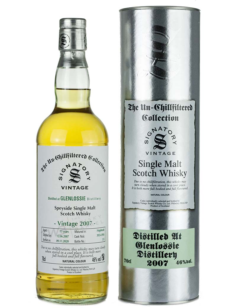 グレンロッシー 13年 2007 シグナトリー ノンチルフィルタード