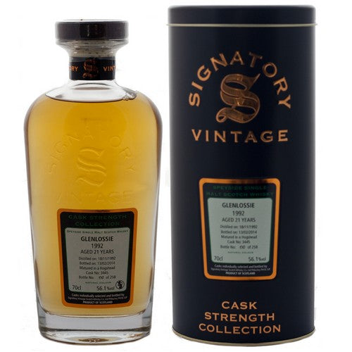 グレンロッシー 21年 1992 シグナトリー