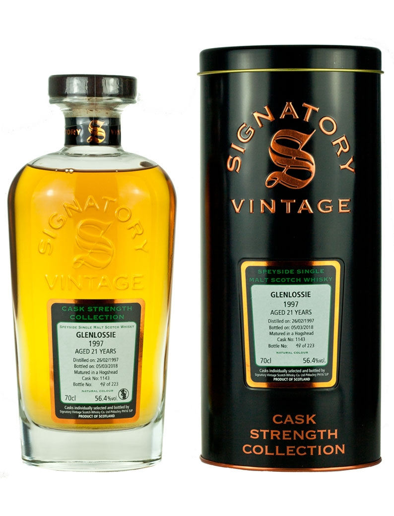 グレンロッシー 21年 1997 シグナトリー カスクストレングス