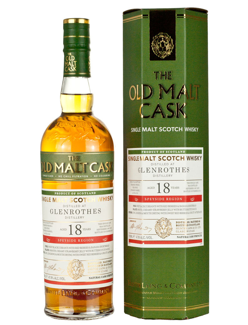 グレンロセス 18年 1997 オールドモルトカスク