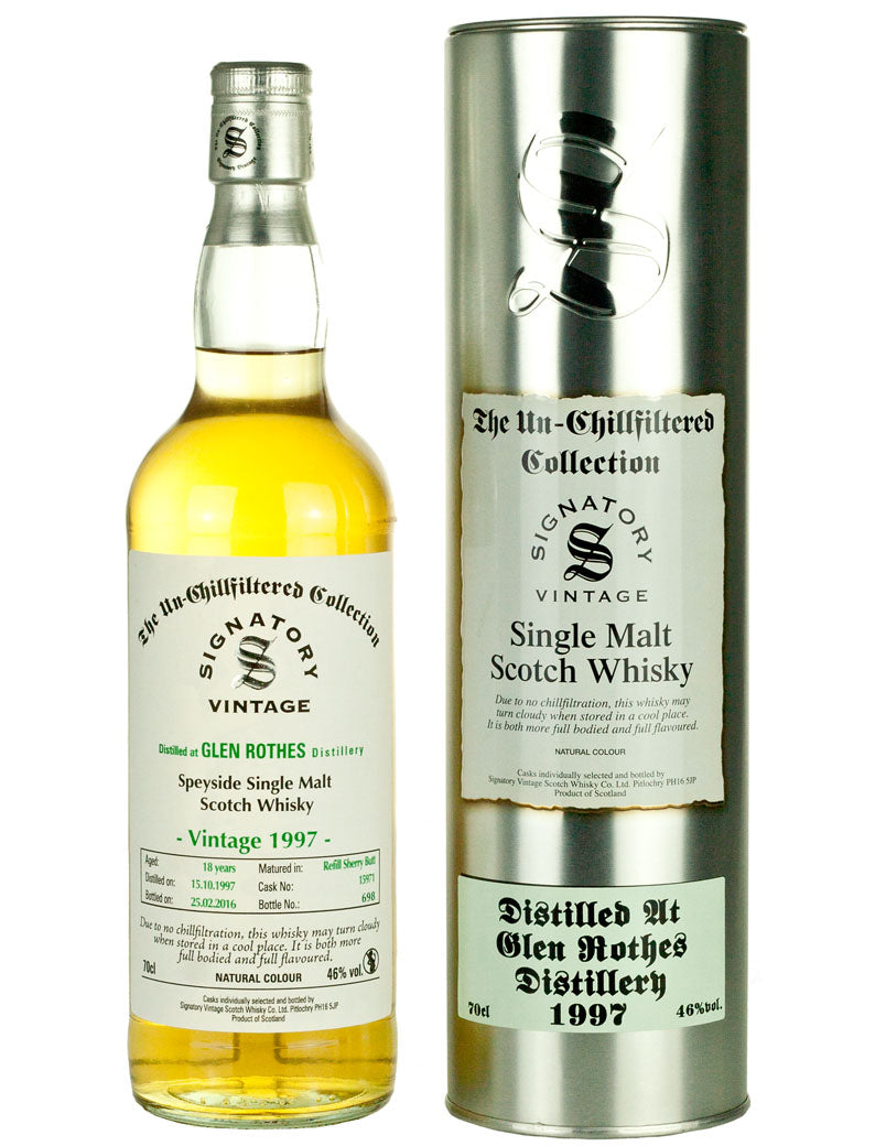グレンロセス 18年 1997 アンチルフィルタード